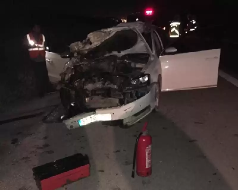 Hatay'da Tırla çarpışan Otomobilin Sürücüsü öldü