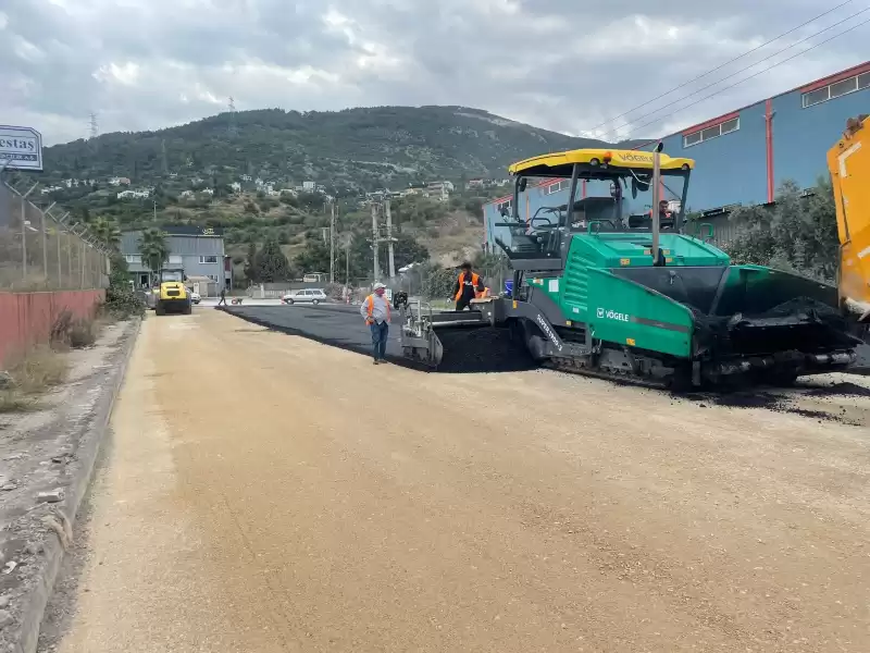 Belen Ve İskenderun Caddelerine Beton Asfalt