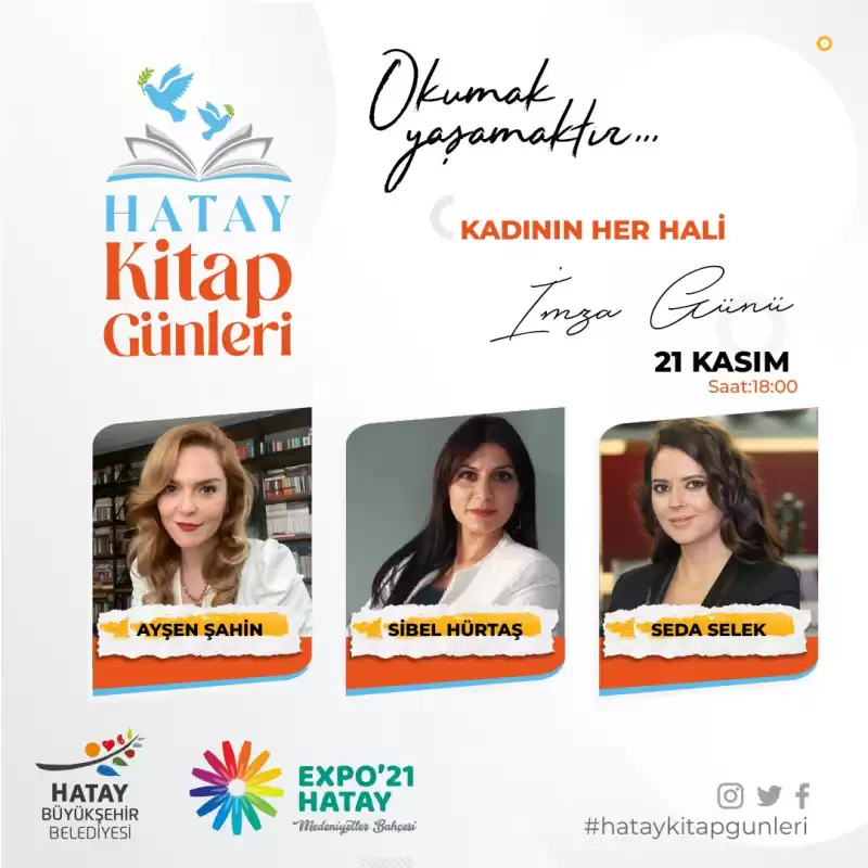 Hatay Kitap Günleri Başlıyor