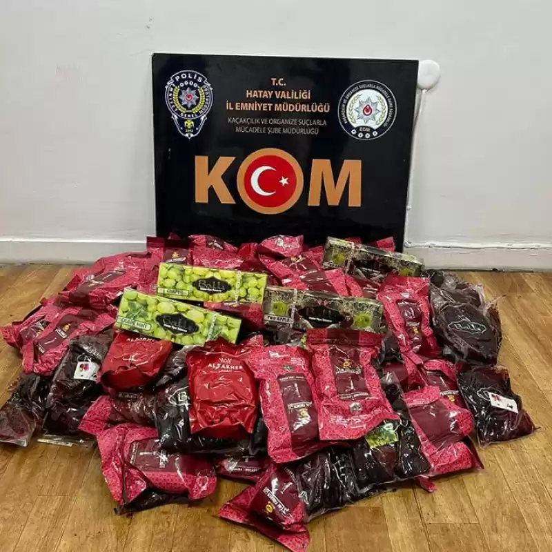 Kaçak Nargile Tütünü Ele Geçirildi