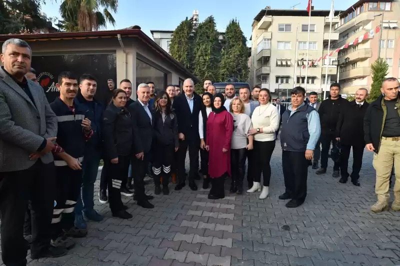 İÇİŞLERİ BAKANI SÜLEYMAN SOYLU, ANTAKYA BELEDİYESİNİ ZİYARET ETTİ