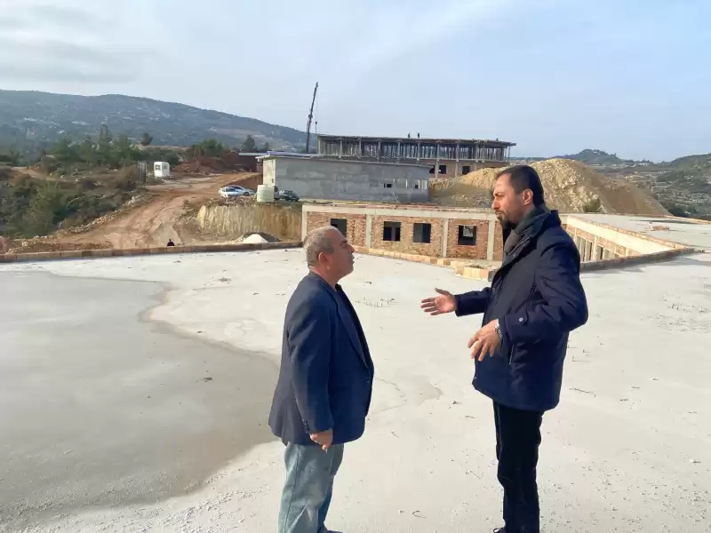 Yalçın’dan Huzurevi, Ilkokul Ve çok Amaçlı Salon Inşaatında Inceleme