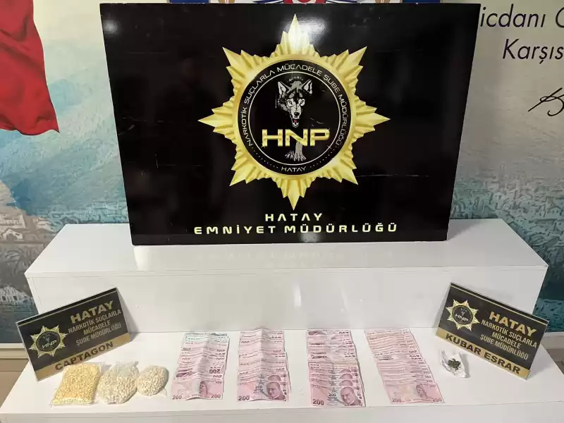 Hatay'da Uyuşturucu Operasyonunda 2 şüpheli Yakalandı