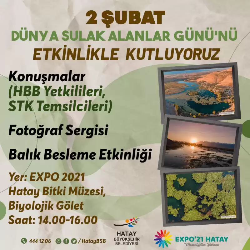 ‘Dünya Sulak Alanlar Günü’ EXPO’da Kutlanacak