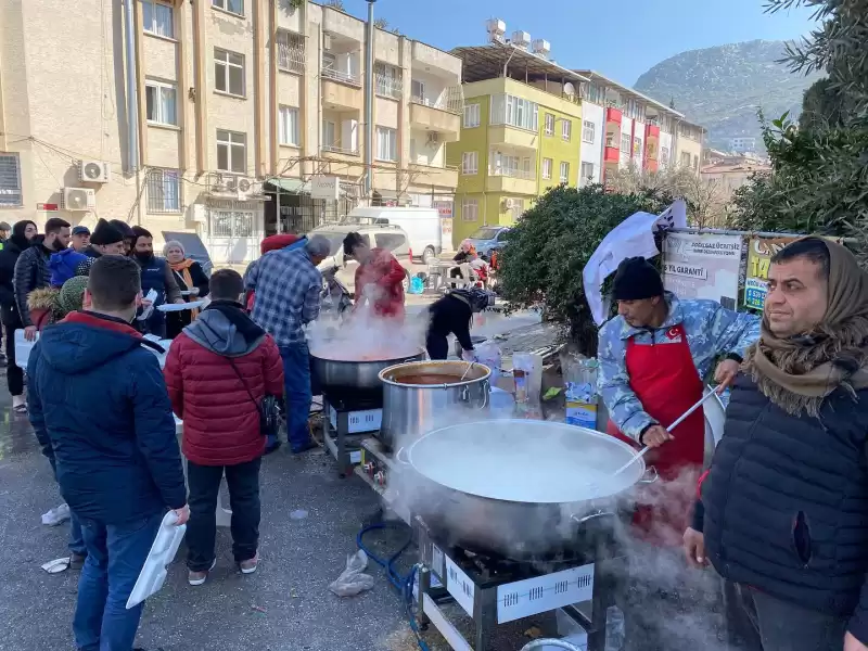 Defnede Sıcak Yemek Dağıtım Noktaları