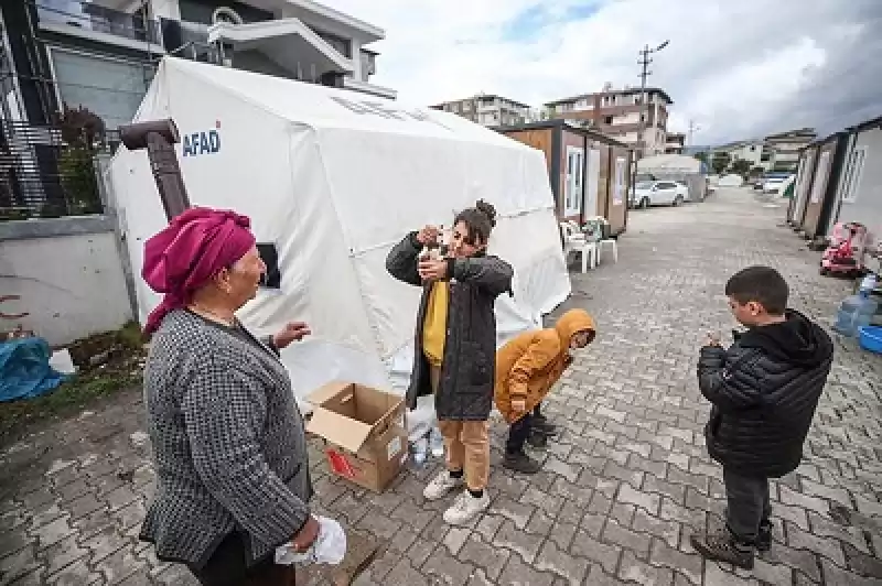 Hataylı Depremzede Aile Enkazda Buldukları Yavru Kedilere çadırda Bakıyor