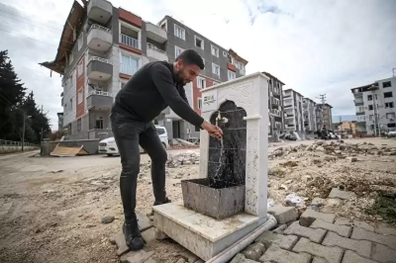 Hatay'da Kullanma Suyu Temini Için 459 Sokak çeşmesi Yapıldı