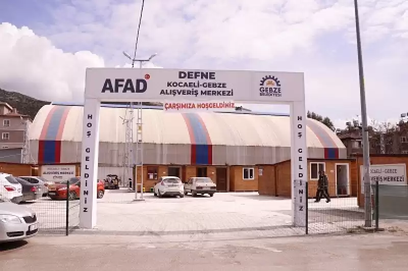 Hatay'da Kurulan Defne Kocaeli Gebze Alışveriş Merkezi 