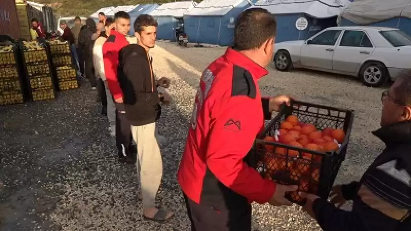 Mersin Büyükşehir Belediyesinden Hatay’a 24 Ton Limon Ve Portakal