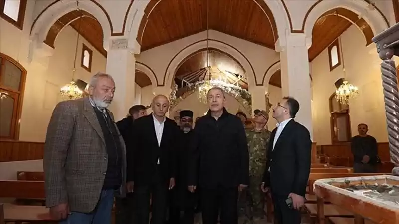 Akar, Zarar Gören Samandağ’daki Mar İlyas Kilisesi’nde Incelemelerde Bulundu