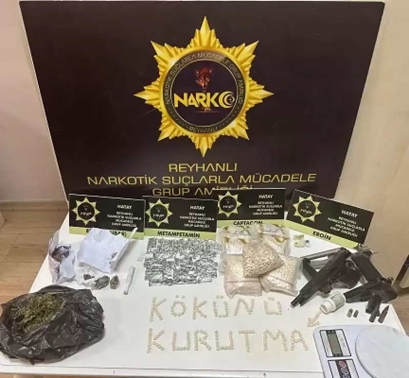 Hatay'da Uyuşturucu Operasyonunda 10 şüpheli Yakalandı