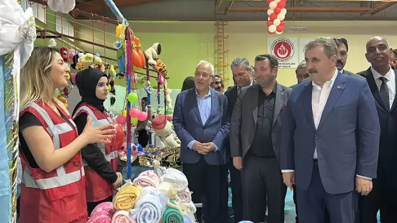 BBP Genel Başkanı Destici, Hatay'da Sosyal Market Açılışında Konuştu