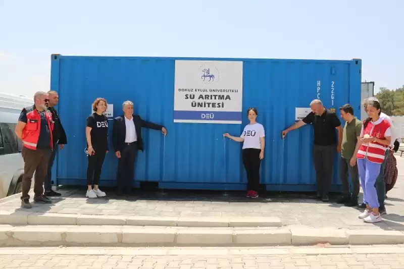 Dokuz Eylül Üniversitesi Hatay'da Fizik Tedavi Merkezi Ve Su Arıtma ünitesi Kurdu