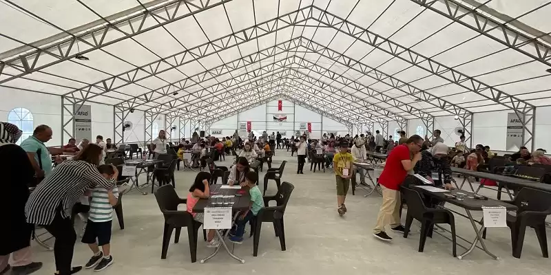 Hatay'da çadır Kentte Akıl Ve Zeka Oyunları Turnuvası Yapıldı
