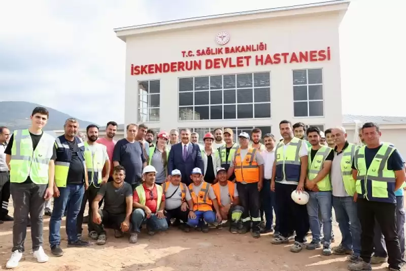 Sağlık Bakanı Fahrettin Koca, Hatay'da Incelemelerde Bulundu