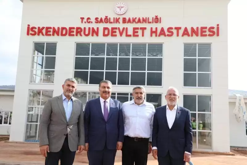 Sağlık Bakanı İskenderun Devlet Hastanesinin Bayramda Hizmete Giriyor