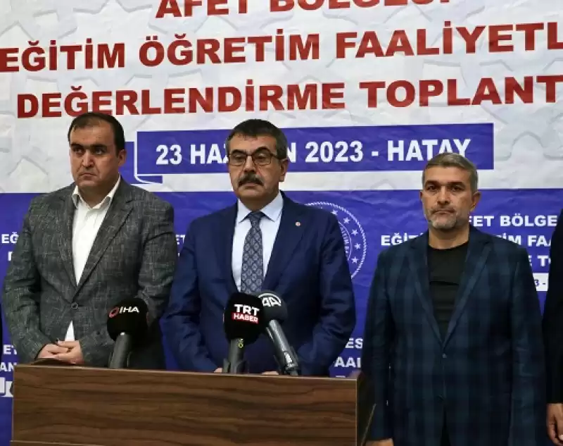 Hatay'da Eğitim Ve öğretim Eylül'de Başlayacak