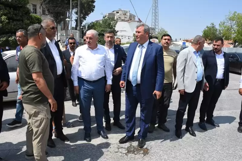 MHP Heyeti Depremden Etkilenen Hatay'da Incelemelerde Bulundu