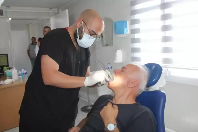 Hatay'da Gezici ünitelerle Verilen Diş Sağlığı Hizmeti Prefabrik Merkeze Taşındı