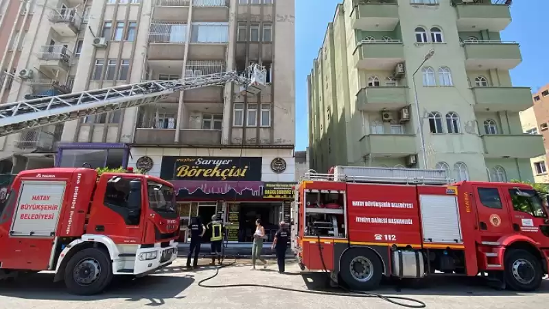 İskenderun'da Evde çıkan Yangın Söndürüldü