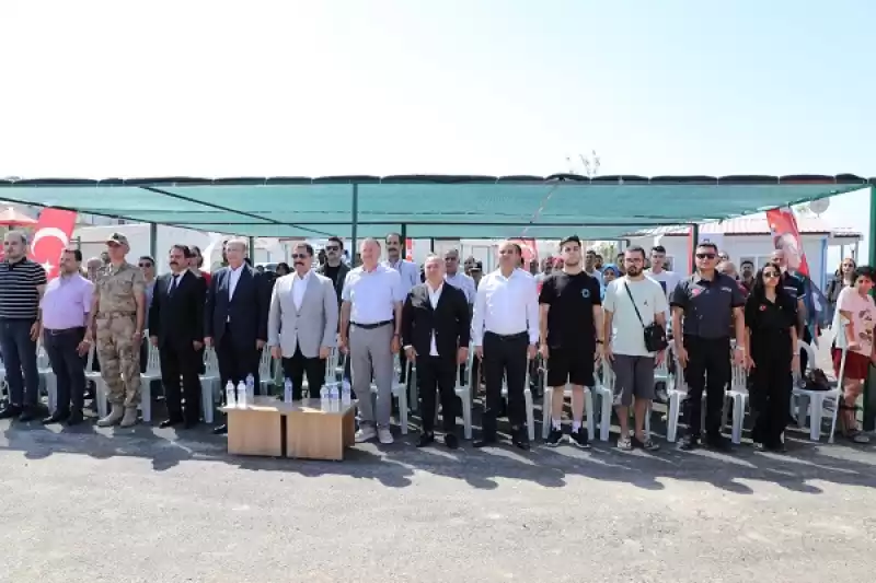 HBB Ve Ciner Iş Birliği Ile Yapılan Prefabrik Konutların 2.etap Anahtar Teslim Töreni Gerçekleşti