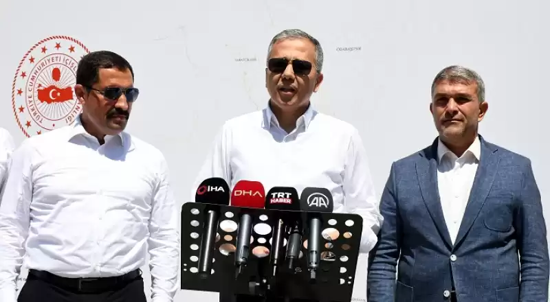 İçişleri Bakanı Ali Yerlikaya, Hatay'da Konuştu
