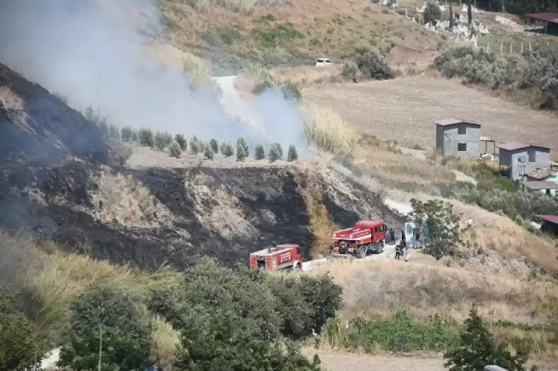 Hatay’da Otluk Alanda çıkan Yangın Söndürüldü