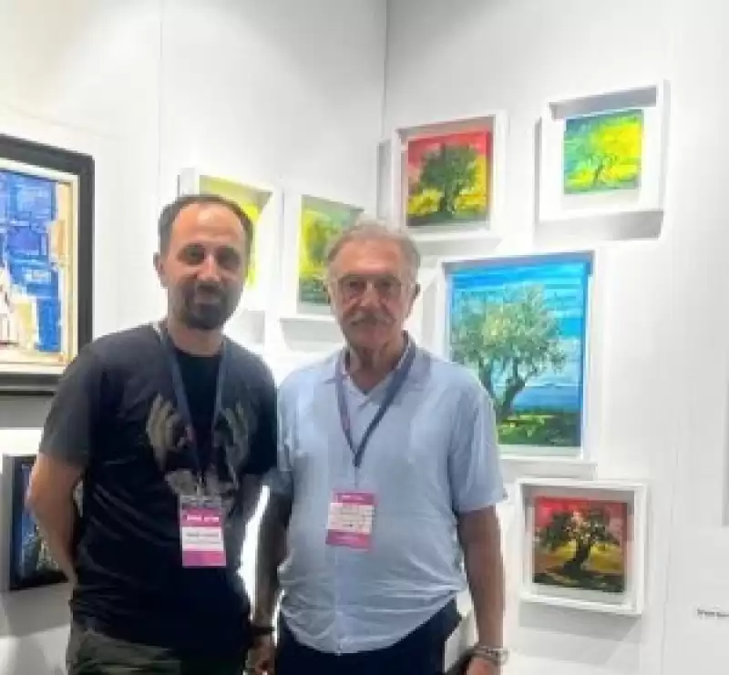 Ressam Kocaispir, Eserlerini Bodrum'da Sergiledi