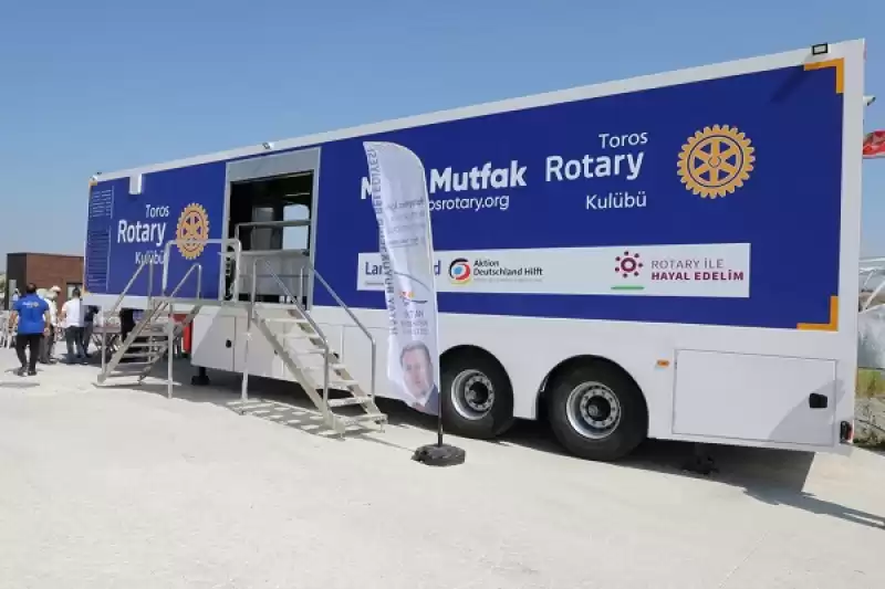 HBB Ve Toros Rotary Kulübü Iş Birliği Ile Hatay’a Mobil Mutfak