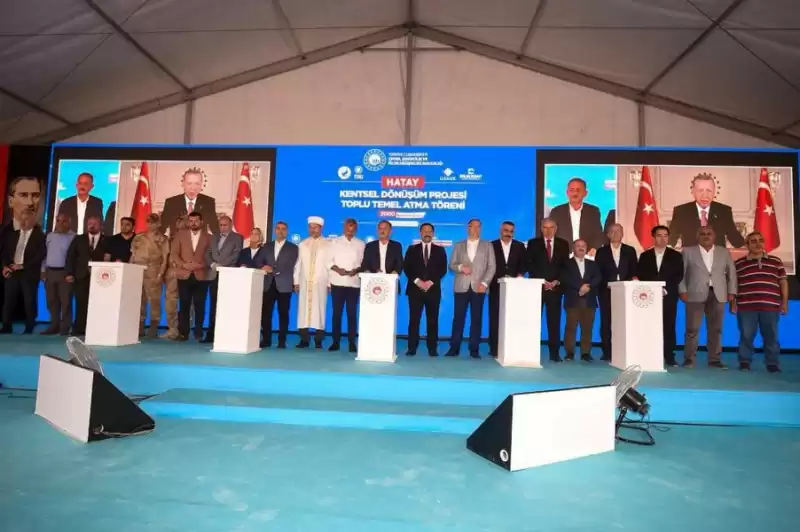 Hatay'da 40 Bini Aşkın Konut Yükseliyor