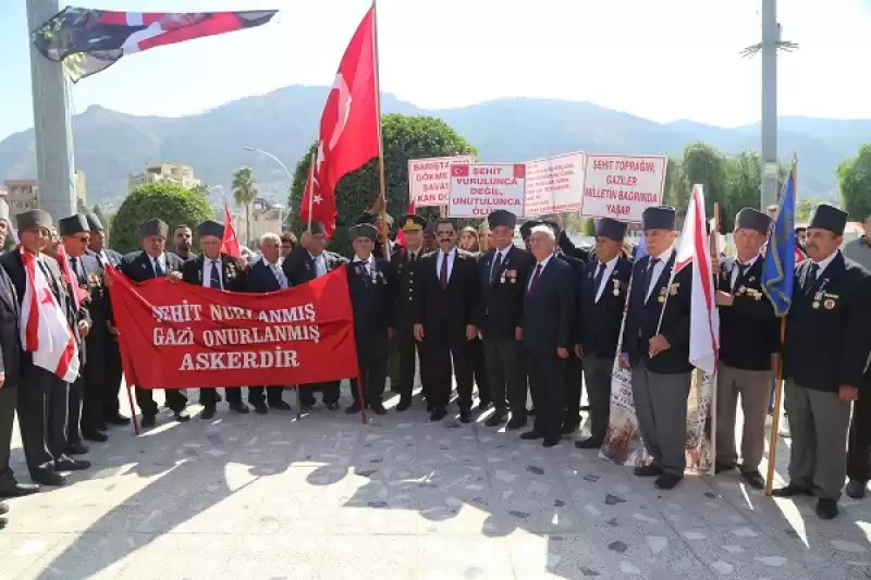 Hatay'da Gaziler Günü Kutlandı