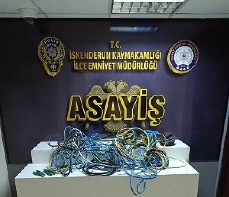 Hatay'da Bakır Kablo çaldığı Iddia Edilen şüpheli Yakalandı