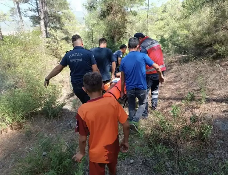 Hatay'da Devrilen Motosikletin Sürücüsü Yaralandı
