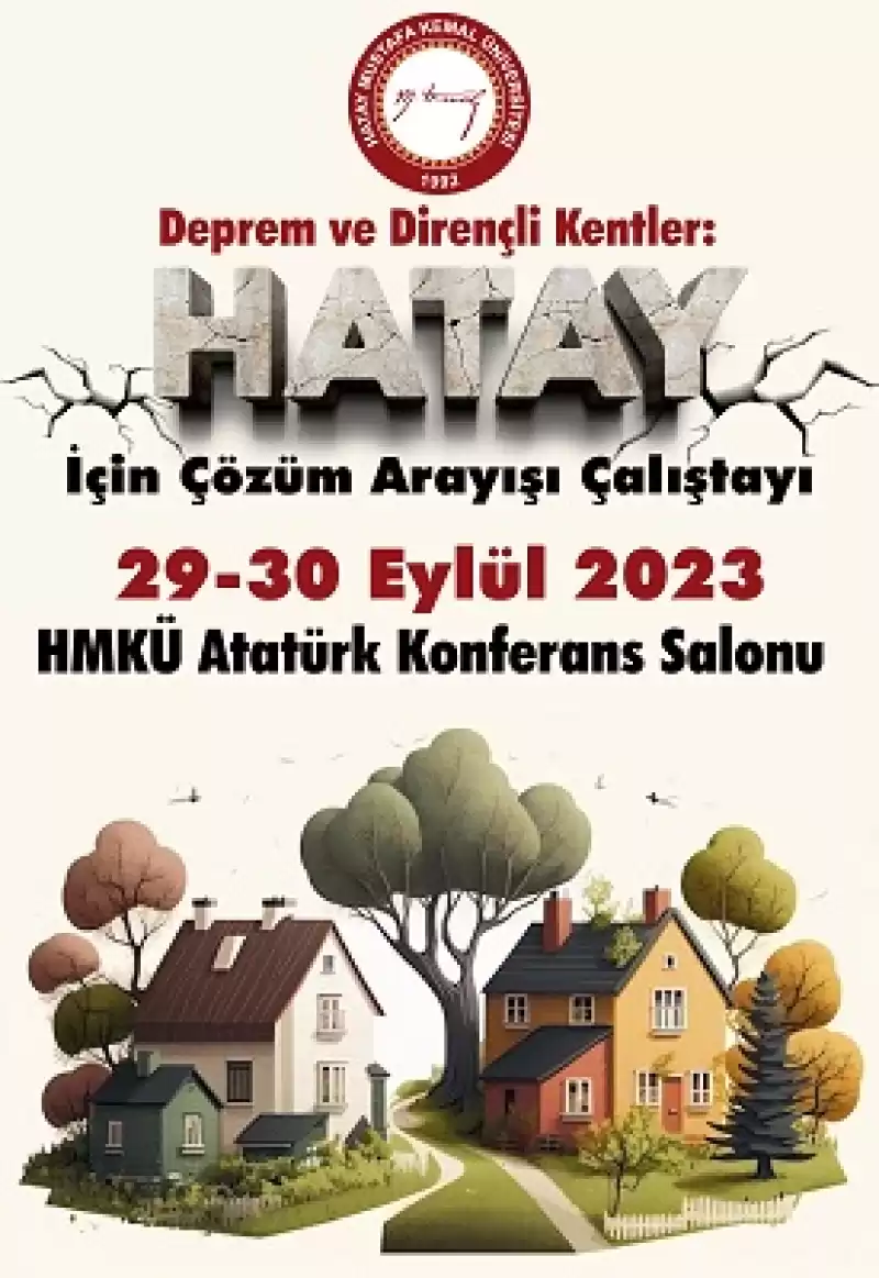 Deprem Ve Dirençli Kentler: Hatay Için çözüm Arayışı çalıştayı