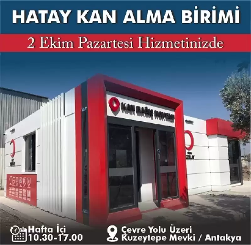 Kızılay Kan Merkezi Yeni Yerinde Hizmet Verecek