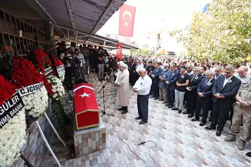 Şehit Piyade Uzman Çavuş Mustafa Çakmak'ın Cenazesi Hatay'da Defnedildi