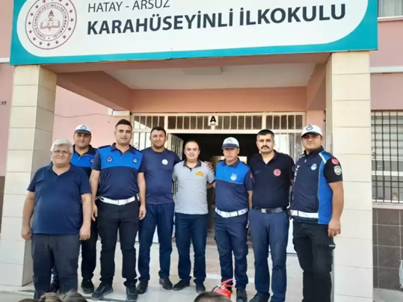 Minik çocuklar HBB İtfaiyesi’nden Yangın Bilinci Kazanıyor