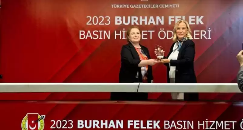 2023 Burhan Felek Basın Hizmet Ödülleri Töreni Yapıldı