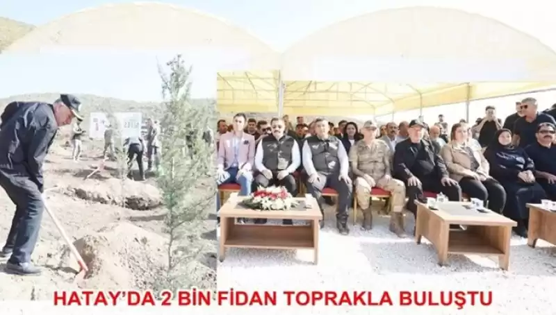 Hatay’da 2 Bin Fidan Toprakla Buluştu