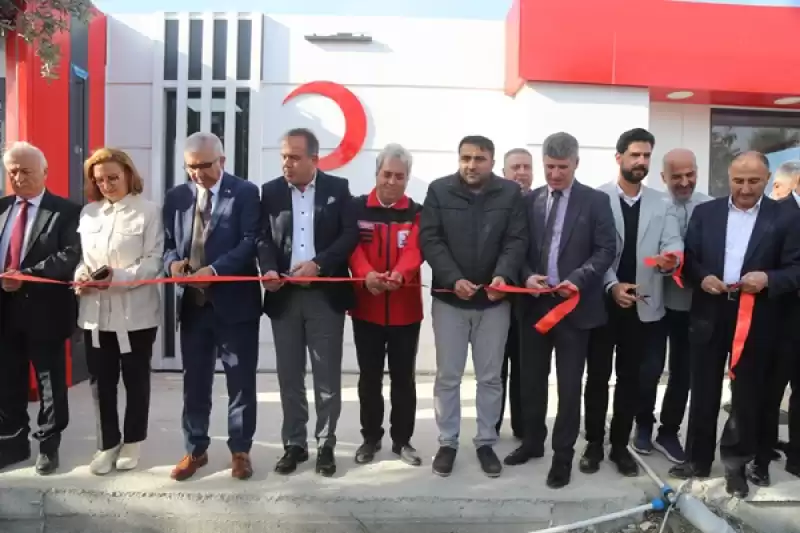 Hatay'da, Türk Kızılay Kan Bağış Noktası Açıldı