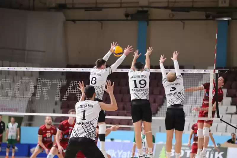 - Hatay Büyükşehir Belediyespor: 2 - Kuşgöz İzmir Vinç Akkuş Belediyespor: 3
