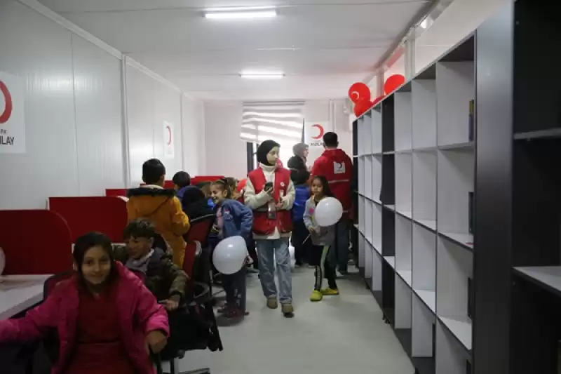 Hatay'da Türk Kızılay 100. Yıl Kütüphanesi Açıldı