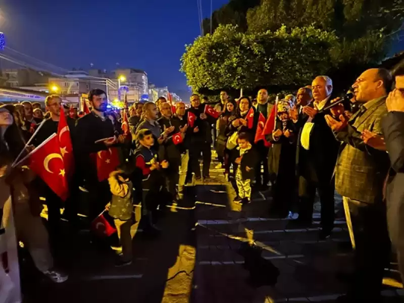 Hatay'da şehit Askerler Için Yürüyüş Düzenlendi