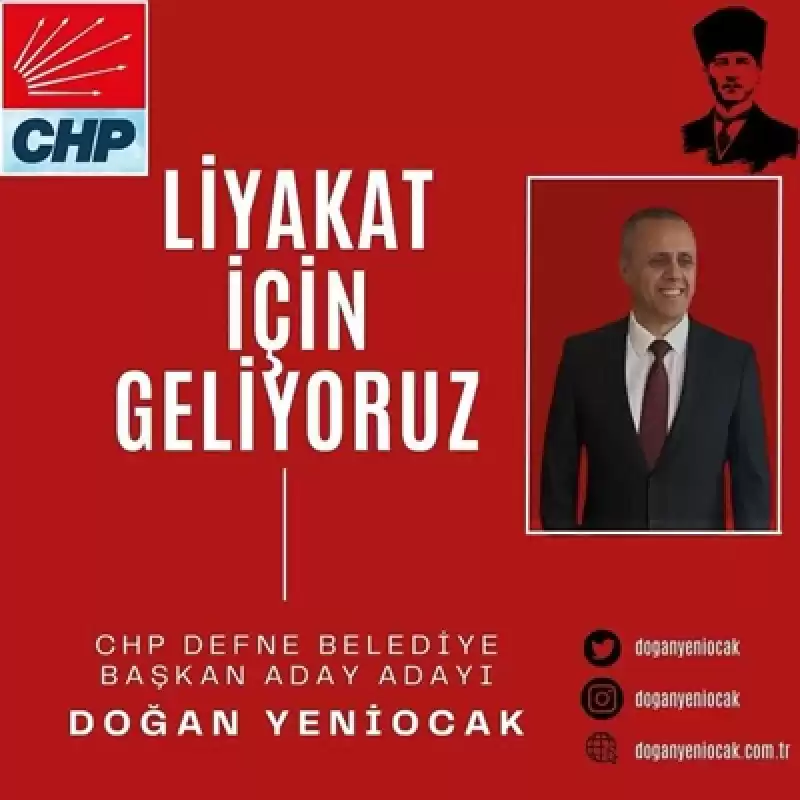 Doğan Yeniocak Liyakat Için Geliyoruz