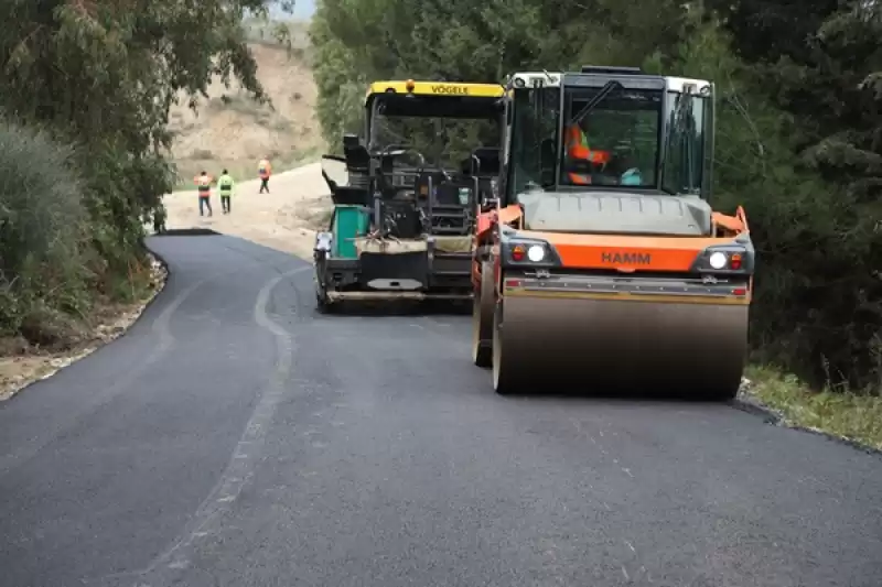 Çınarlı – Çökek Mahallesi Arası Bağlantı Yolu Asfaltlandı