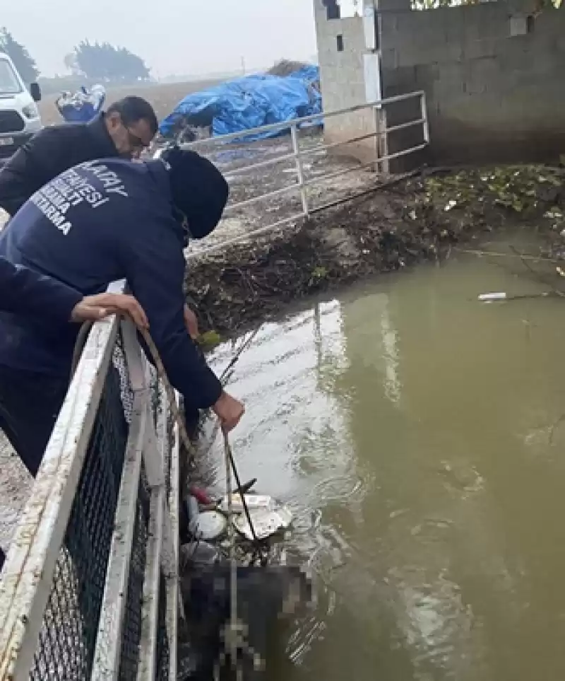 Hatay'da Sulama Kanalında Erkek Cesedi Bulundu