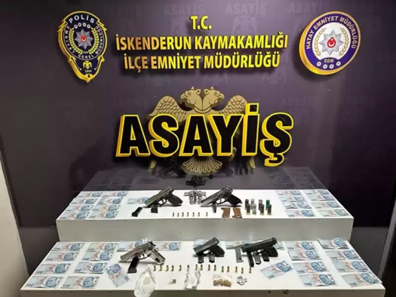 Hatay'da Silah Kaçakçılığı Operasyonunda Gözaltına Alınan 5 şüpheliden 2'si Tutuklandı