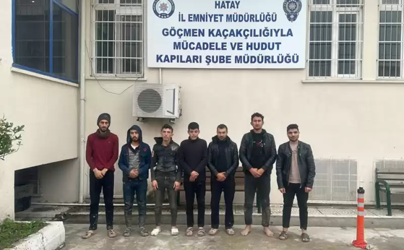 Hatay'da 12 Düzensiz Göçmen Yakalandı