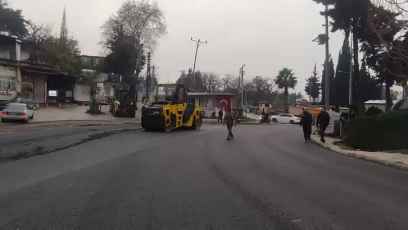 Antakya Belediyesi Asfalt Atağı Bağrıyanık Mahallesi’nde Sürdü