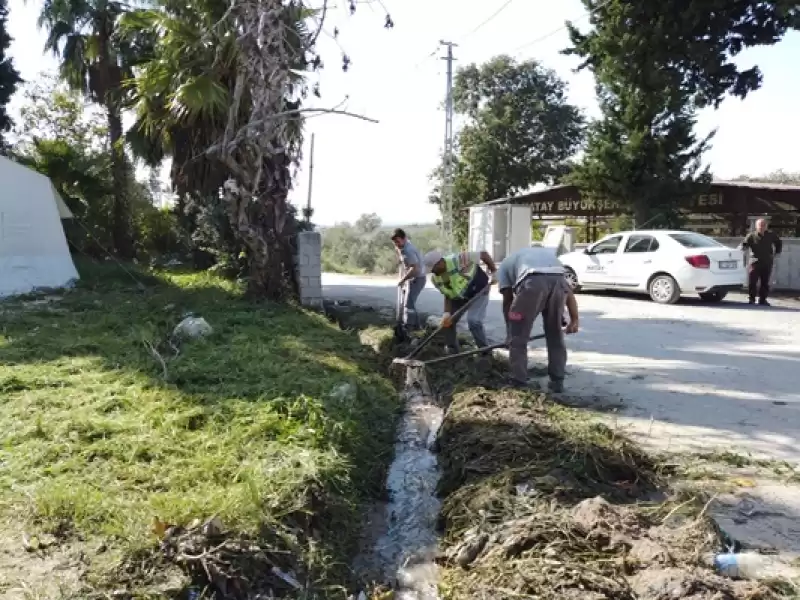 HBB Aşırı Yağışlar Nedeniyle Tıkanan Sulama Kanallarını Temizledi